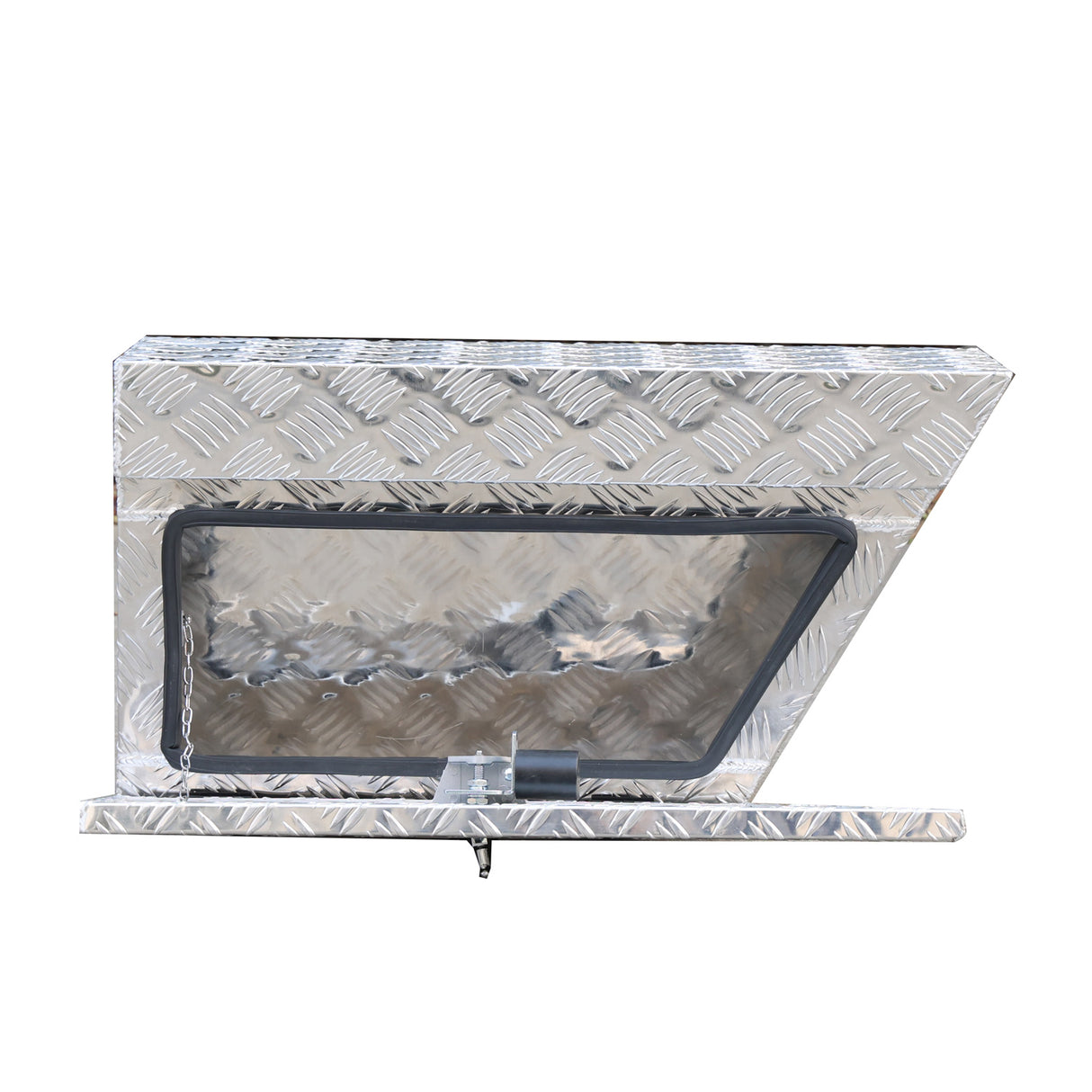 Under Tray UTE Toolbox, Silver Aluminium 750mm Driver Side Rear Toolbox