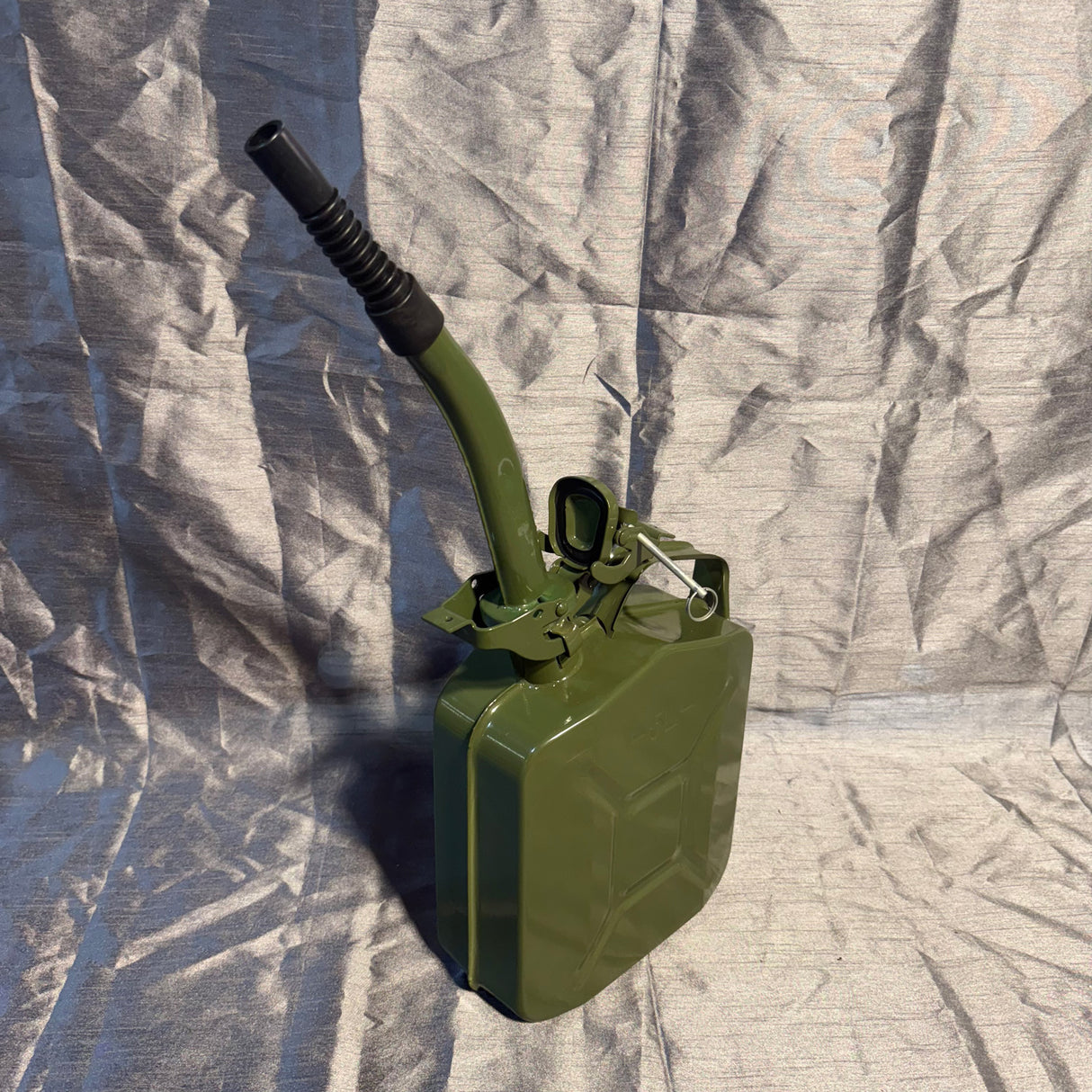 5L Jerry Can Portable Fuel Oil Barrel Petrol Gasoline Diesel Storage Can Green