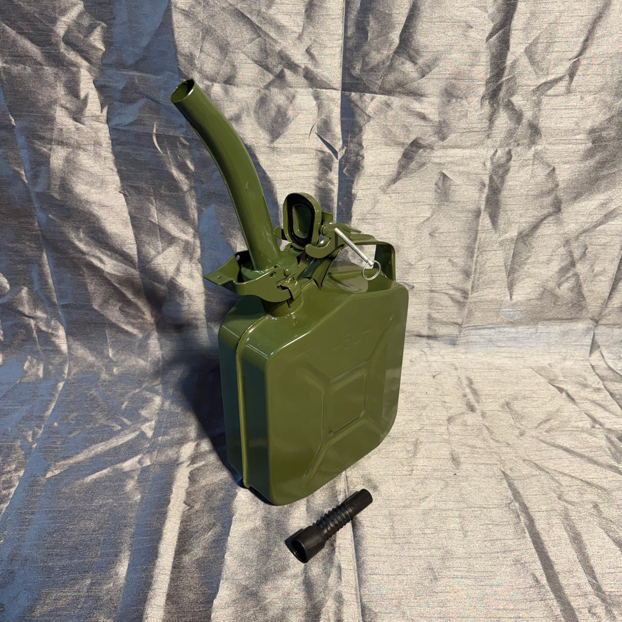 5L Jerry Can Portable Fuel Oil Barrel Petrol Gasoline Diesel Storage Can Green