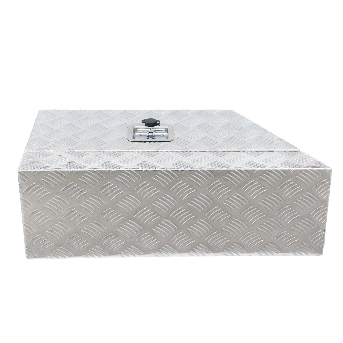 750mm Heavy Duty Aluminium Under Tray Toolbox ATB-7540L, Checker Plate, Lockable Ute Tool Storage Box