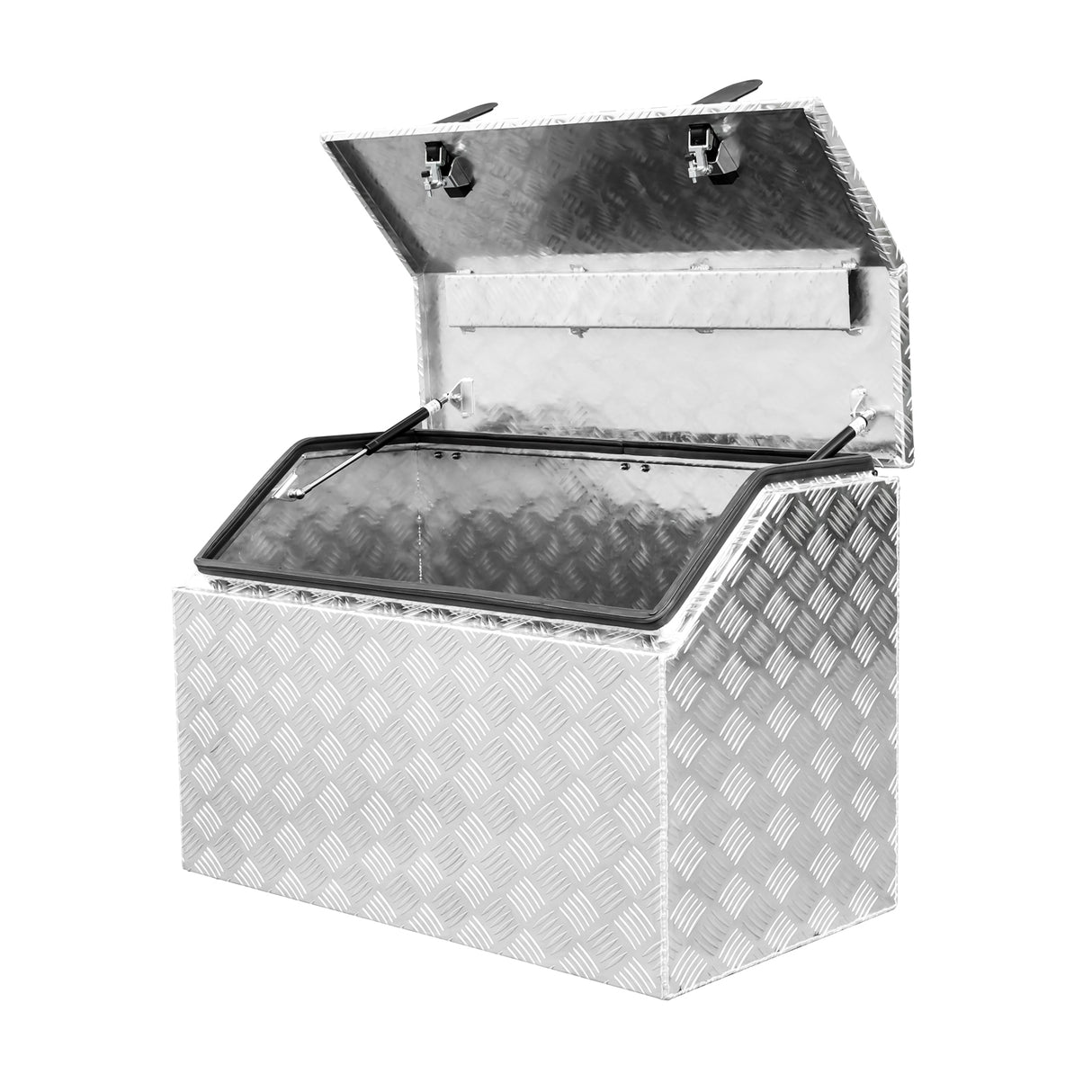 900 x 475 x 600mm Aluminium Checker Top Chest Opening Ute Tool box 4 Your Truck Ute Trailer Toolbox & Canopy