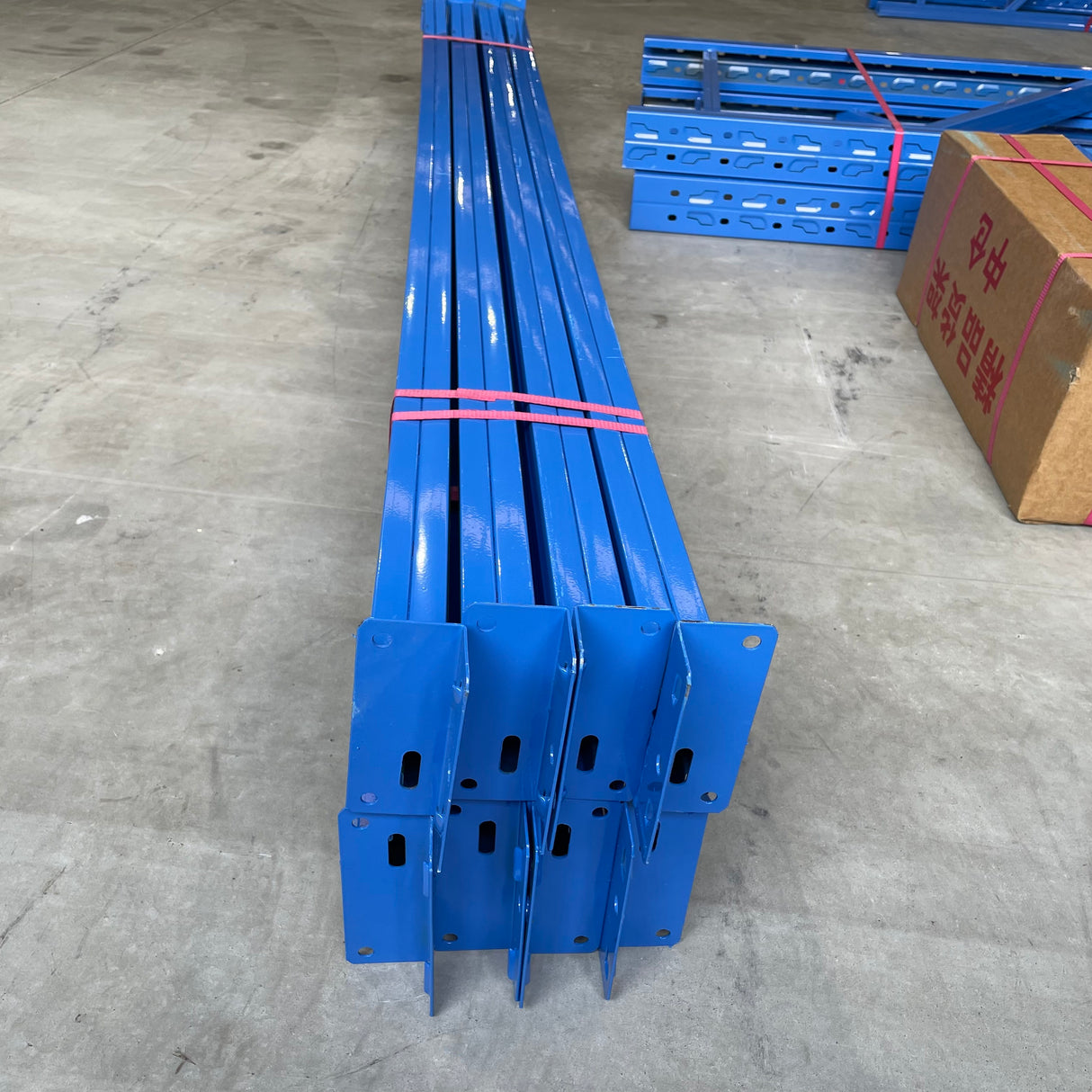 2m X 2m X 60cm Metal Warehouse Garage Shelf Storage Shelving, Boltless Click-In Shelving