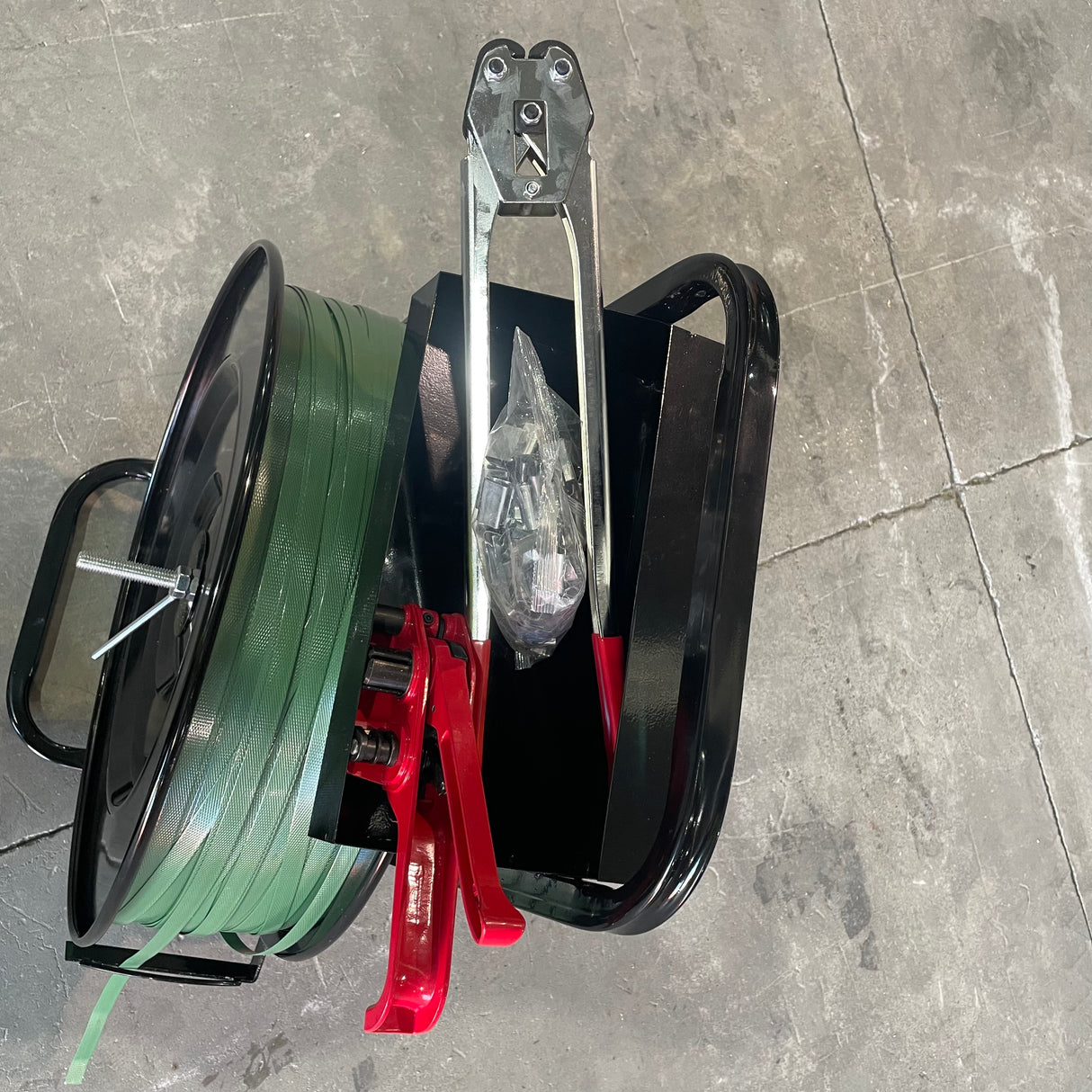 Packing Materials, including PET Strap, Strap Cart, Tensioner & Sealer, Metal Buckles