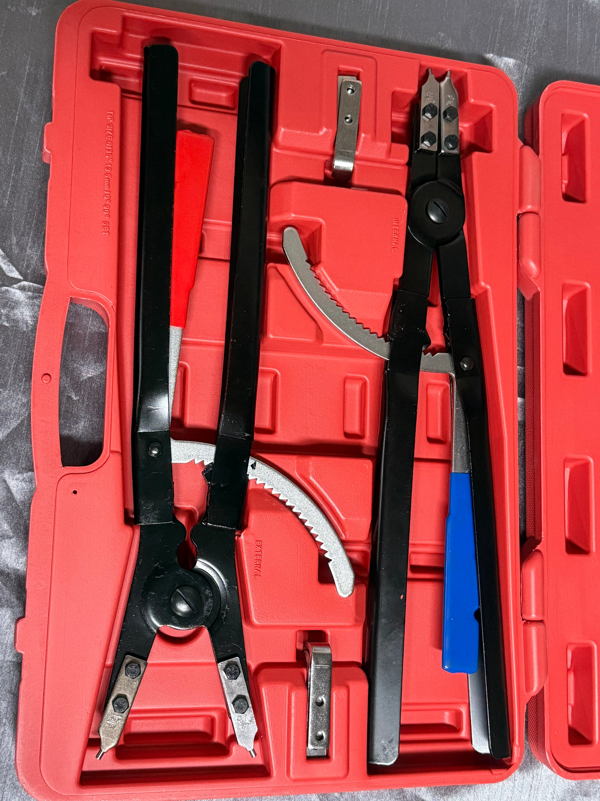 20" Heavy Duty Internal External Circlip Pliers Set Snap Ring Tool Kit