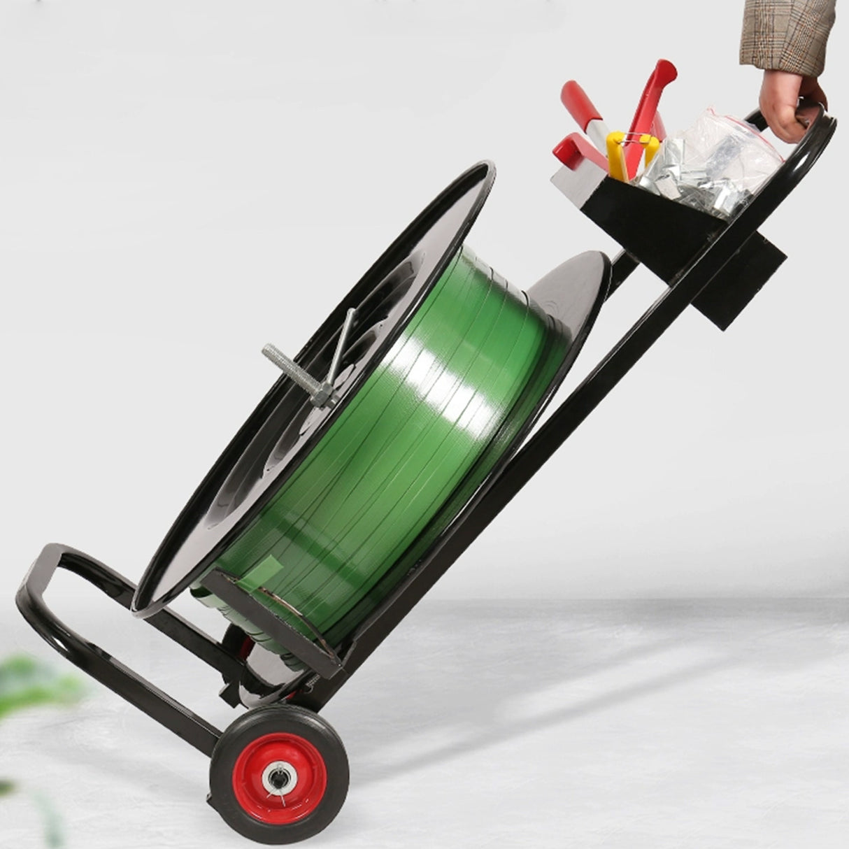 PET Strapping Cart, Tool Trolley for PET Strapping, Strapping Dispenser Cart