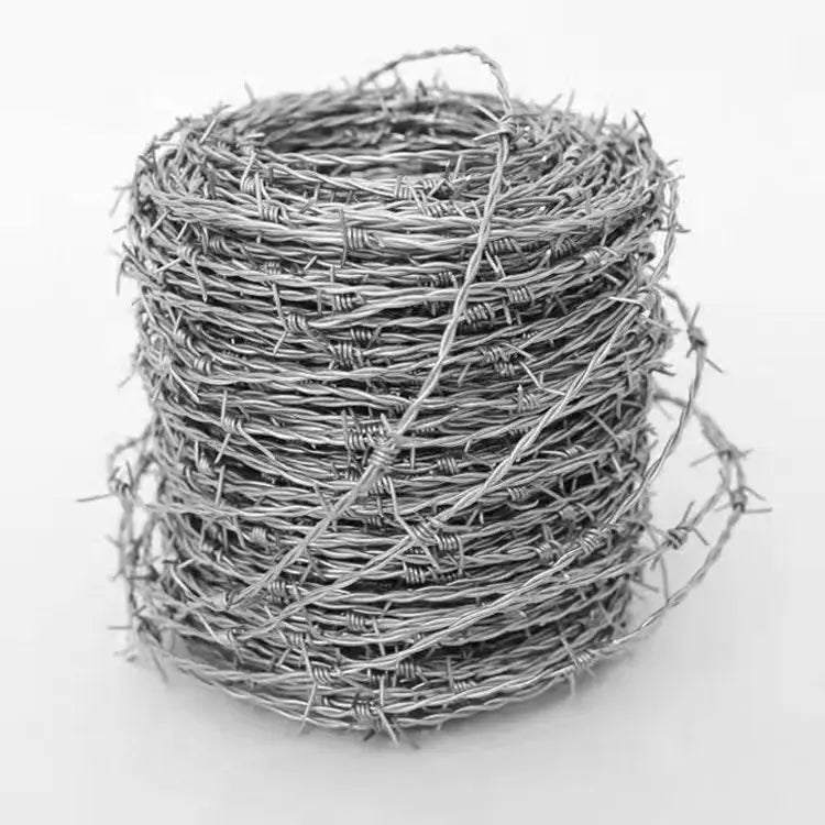 Kang Fencing Galvanised Barbed Wire, Reverse Twist Barbed Wire, Galvanzied 1.6mm High Tensile Barbed Wire