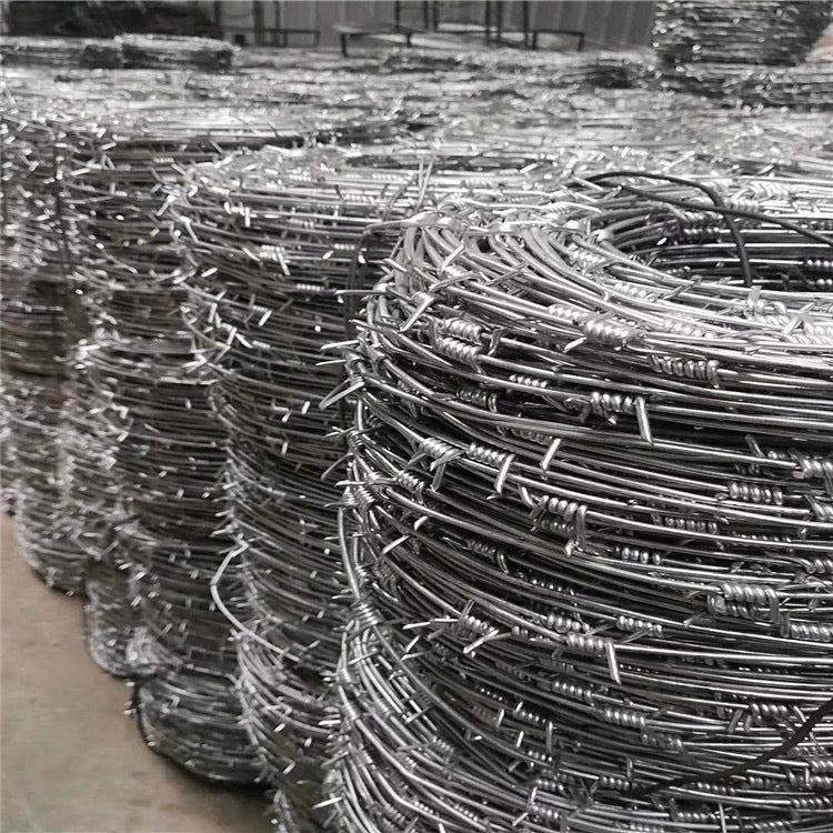 Kang Fencing Galvanised Barbed Wire, Reverse Twist Barbed Wire, Galvanzied 1.6mm High Tensile Barbed Wire