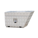 Under Tray UTE Toolbox, Silver Aluminium 750mm Driver Side Rear Toolbox