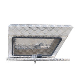 Under Tray UTE Toolbox, Silver Aluminium 750mm Driver Side Rear Toolbox