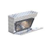 Under Tray UTE Toolbox, Silver Aluminium 750mm Driver Side Rear Toolbox