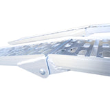 2.3m Aluminium Folding Loading Ramp - 340kg Capacity Curved Single Ramp for Motorcycle, ATV, Ute & Trailer