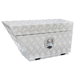 750mm Heavy Duty Aluminium Under Tray Toolbox ATB-7540L, Checker Plate, Lockable Ute Tool Storage Box