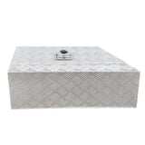 750mm Heavy Duty Aluminium Under Tray Toolbox ATB-7540L, Checker Plate, Lockable Ute Tool Storage Box