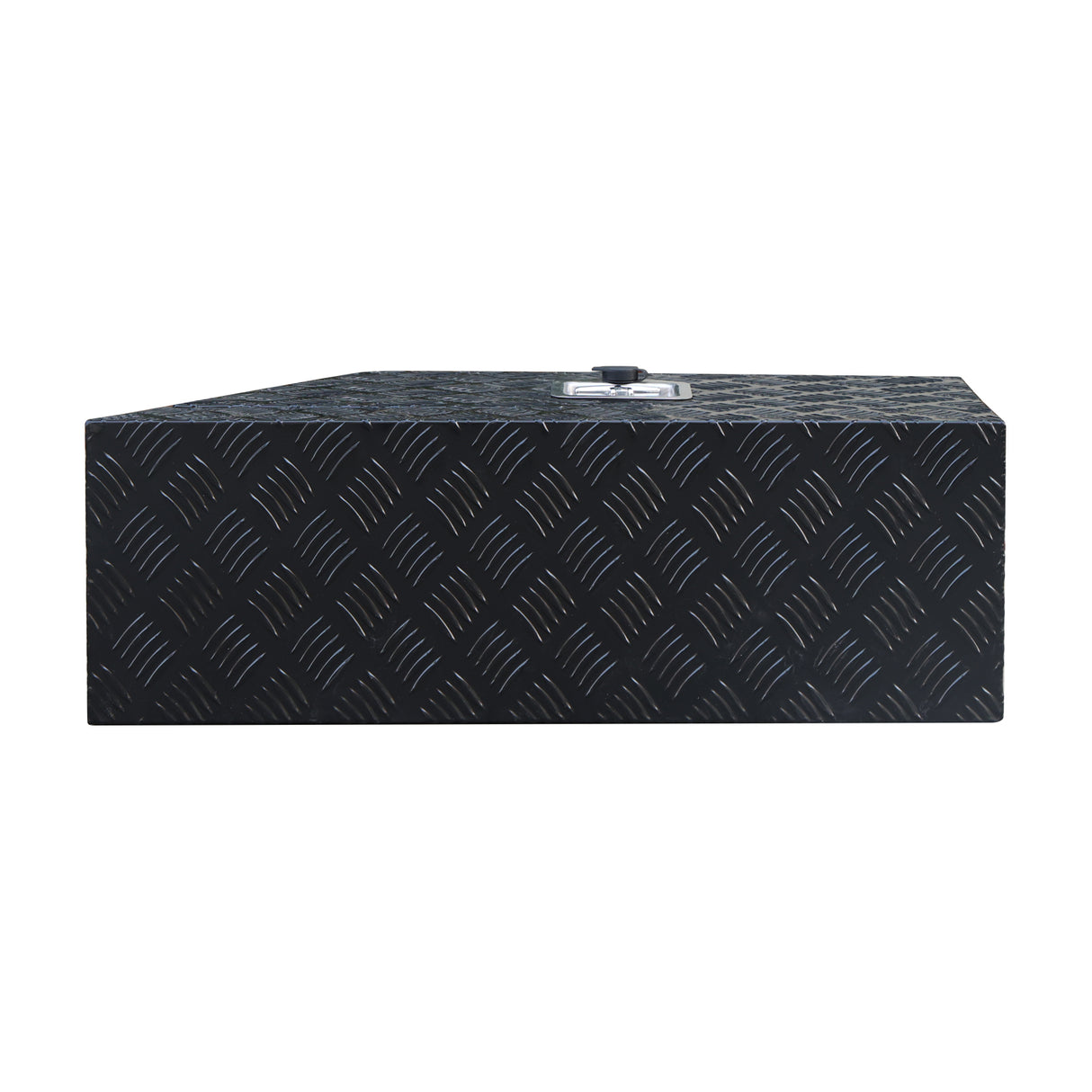 Under Tray UTE Toolbox, BLACK Aluminium 750mm Driver Side Rear Toolbox