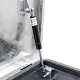 Top Lid Toolbox ATB9530, 950mm x 300mm x 270mm Silver Aluminium Checker Plate Camper Box