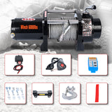 4WD Recovery Electric Winch 6000LB Capacity, ATW-6000W Steel Wire Rope DC 12V ATW Winches