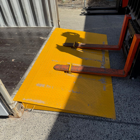 7 Tonne Capacity Container Ramp - Heavy Duty Forklift Loading Ramp