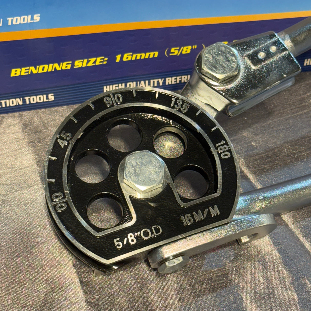 16mm 5/8" Tube Bender Plumbing Refrigeration Copper Aluminium Pipe Bending Tool