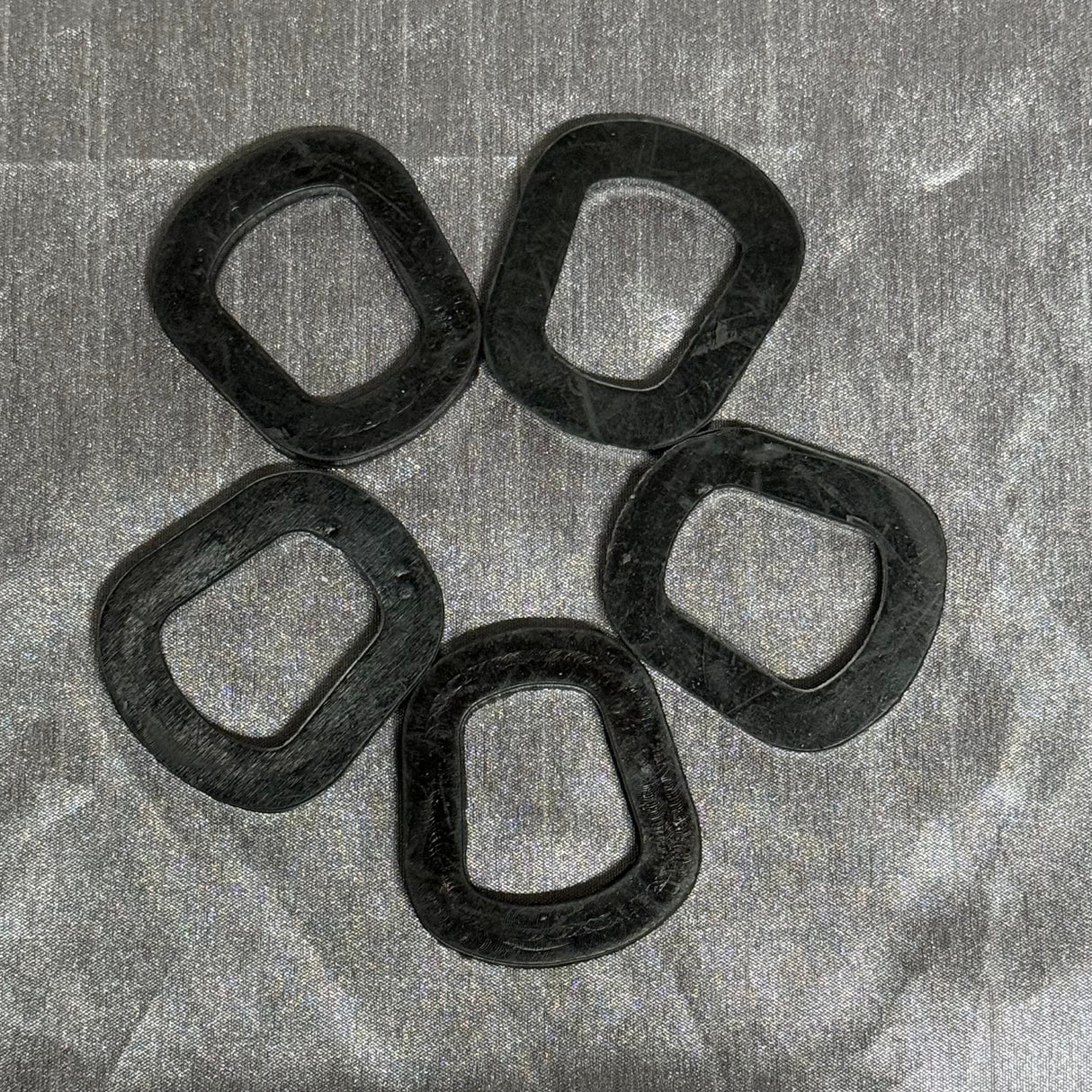 5 pack - Jerry Can Spout Lid Replacement Seals - Rubber