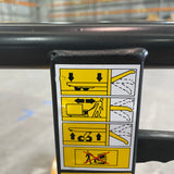 2000kg Heavy Duty Manual Pallet Jack Truck 550mm Wide Forks Industrial Warehouse