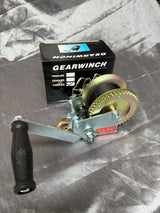 Heavy Duty Boat Trailer Winch 1400lb  with 8m Strap & Hook AU Stock