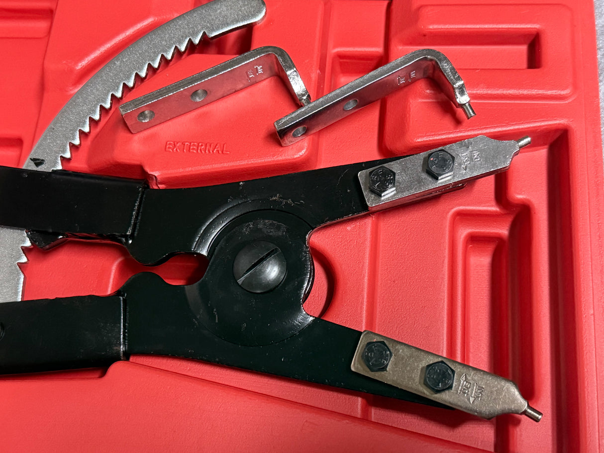20" Heavy Duty Internal External Circlip Pliers Set Snap Ring Tool Kit