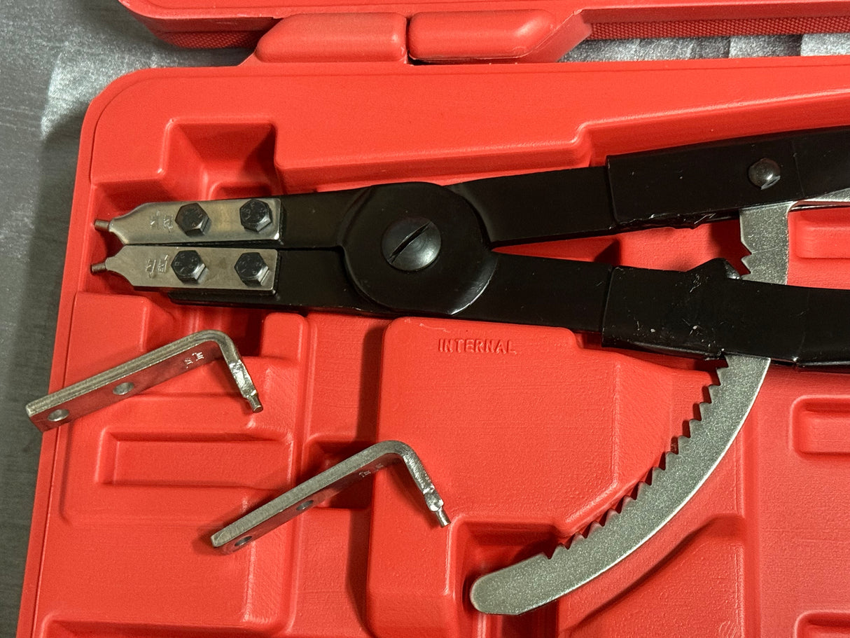20" Heavy Duty Internal External Circlip Pliers Set Snap Ring Tool Kit