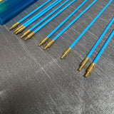 4mm Fiberglass Cable Snake Rods – 1000mm Continuous Wire Puller Fish Tape, 10 pcs/package