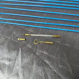4mm Fiberglass Cable Snake Rods – 1000mm Continuous Wire Puller Fish Tape, 10 pcs/package
