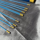 4mm Fiberglass Cable Snake Rods – 1000mm Continuous Wire Puller Fish Tape, 10 pcs/package