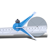 4-Piece Combination Square JDC-300, 300mm Steel Blade, Precision Measuring Tool with Square Head, Protractor, Centre Head & Spirit Level