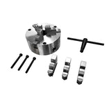 160mm 3-Jaw Chuck, K21160 Front-through Self-Centring 3-Jaw Chuck