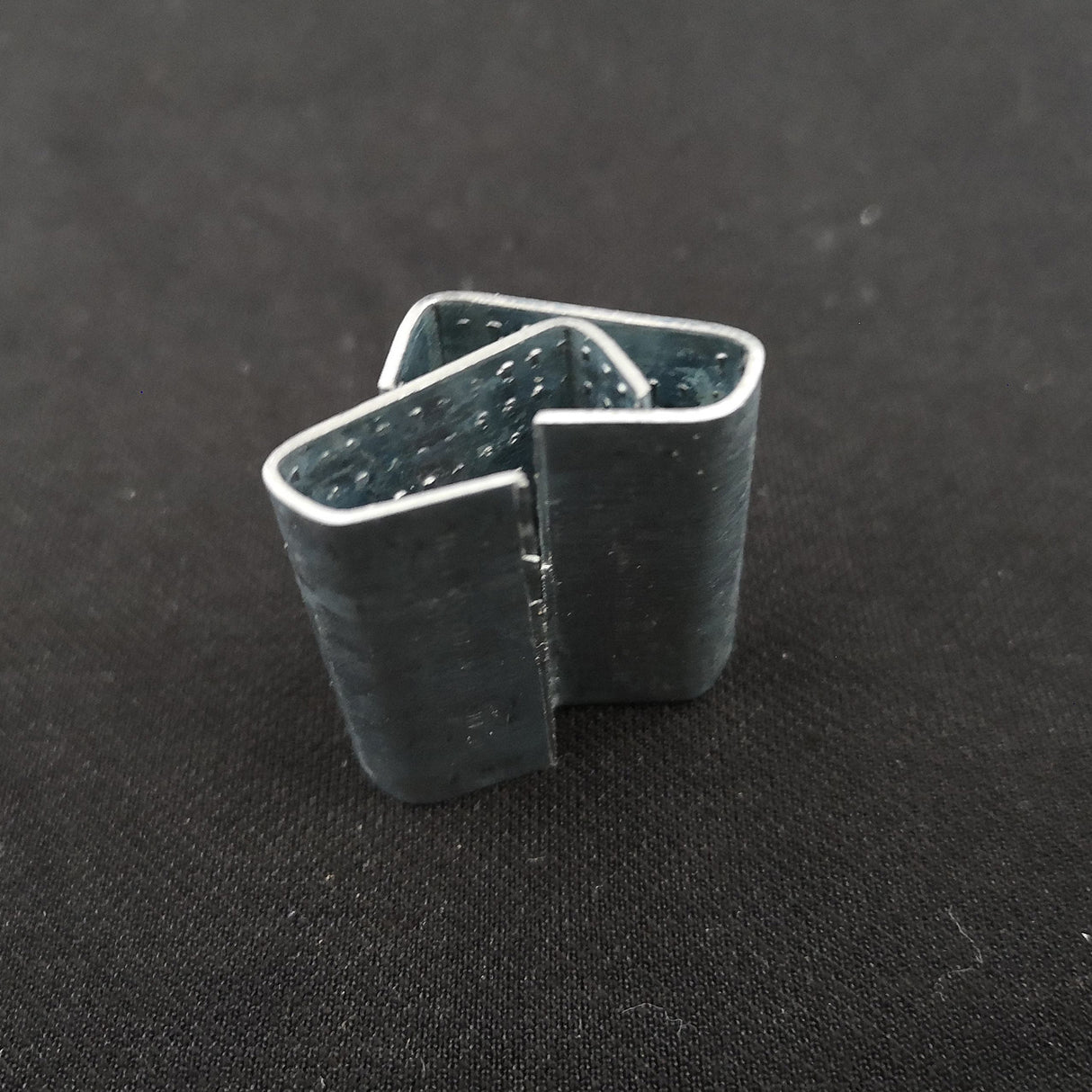 Serrated Open Seals for Polyester PET Strapping, 150 PCs Galvanized Serrated Metal Seals