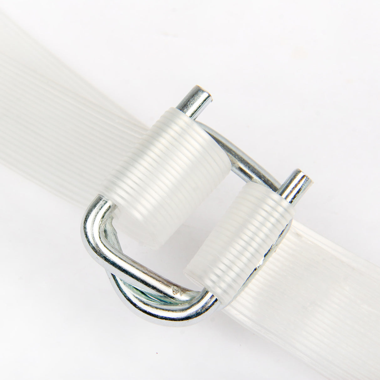 32mm Width Metal Clips for Heavy Duty Soft PE Strap Width  for Cargo Strapping Logistics Transport Packing Warehouse Packaging (Pack of 200)