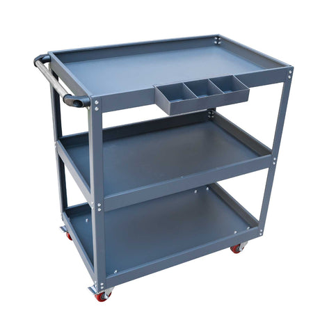 Workshop Tool Trolley With 3 Trays