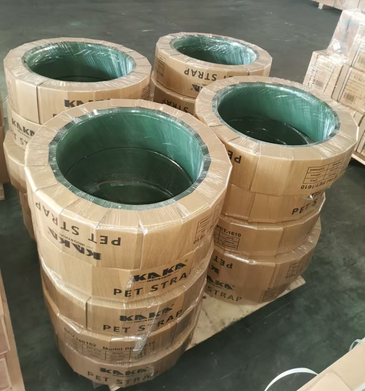 20 Rolls of Polyester Strapping, 16x1.0mm, 1000m Length, 560 KG Tension, Embossed Surface Strap